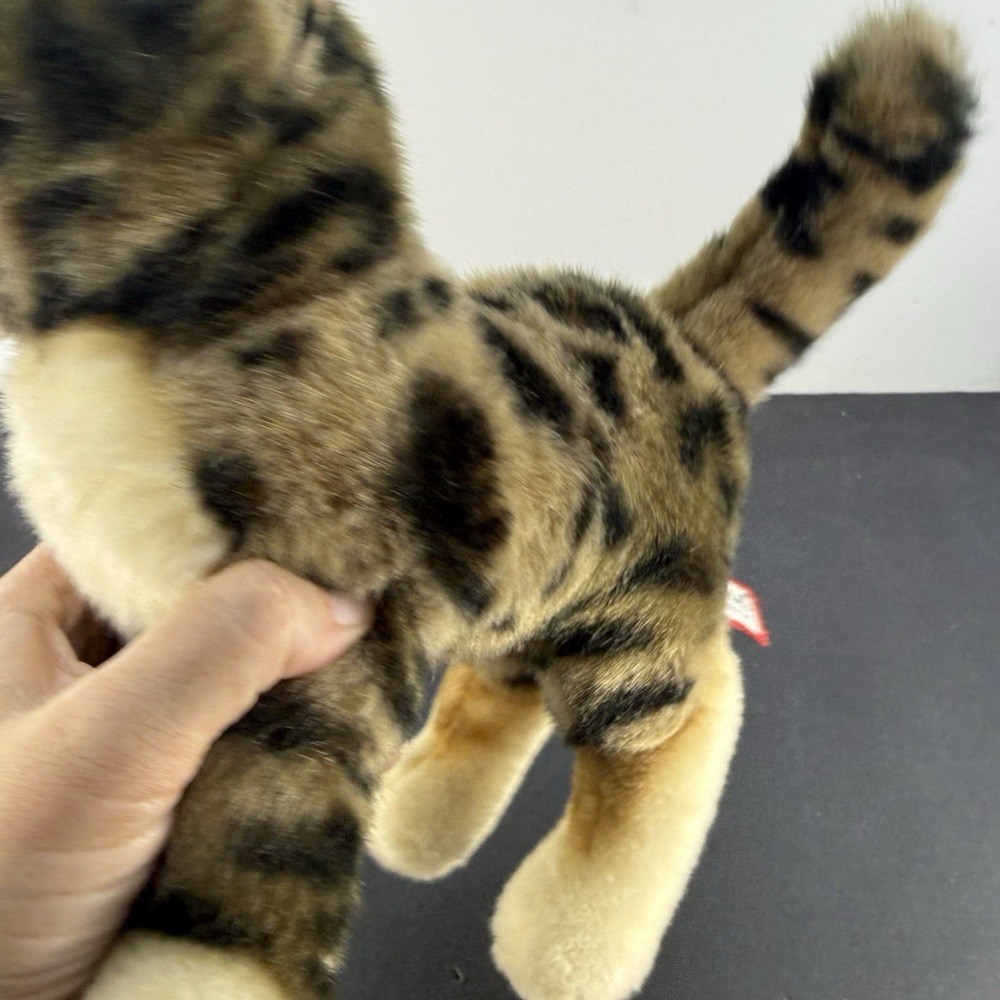 Douglas Plush Cat 10" Brown Black Spotted Tashette Bengal 1862 Cuddle Toy - Picture 5 of 9